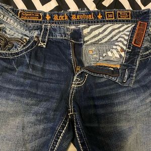 Mens Rock Revival Jeans